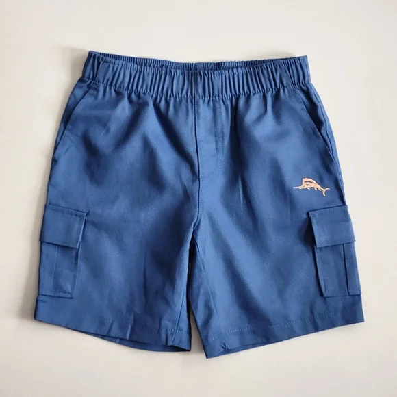 Tommy Bahama Boys Set 3-pieces Button Down Shirt Graphic T-Shirt & Shorts Size 4 - Picture 10 of 16